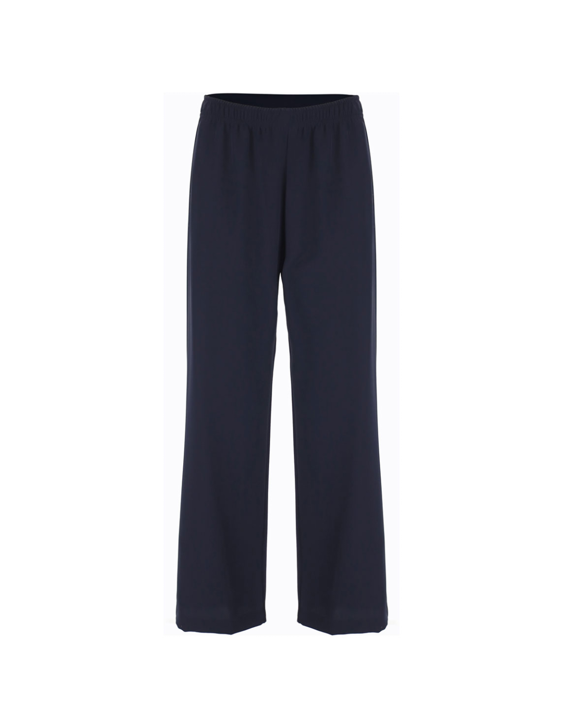 Pantalon palazzo taille élastiquée en crêpe infroissable – Imperial Femme