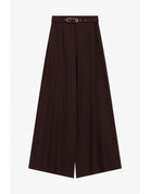 Pantalon palazzo taille haute ceinture métallique – Imperial Femme