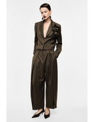 Pantalon palazzo taille haute rayures – Imperial Femme