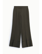 Pantalon palazzo taille haute revers large – Imperial Femme
