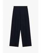 Pantalon palazzo taille montée en drap sergé – Imperial Femme