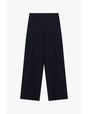 Pantalon palazzo taille montée en drap sergé – Imperial Femme