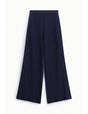 Pantalon palazzo taille satin galons – Imperial Femme