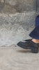 Derbies en cuir lisse Imperial en mouvement – noir