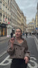 Caban court croisé à col montant porté – vidéo Instagram Imperial Femme
