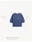 Pull col rond manches ballon trois-quarts – Imperial Femme
