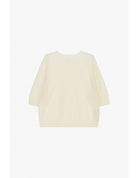 Pull col rond manches ballon trois-quarts – Imperial Femme