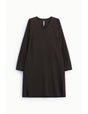 Robe courte trapèze col V manches kimono satin – Imperial Femme