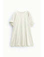 Robe courte trapèze manches ballon satin – Imperial Femme