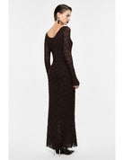 Robe longue dentelle manches longues Imperial Femme