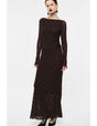 Robe longue dentelle manches longues Imperial Femme