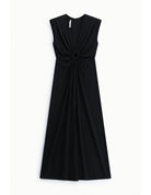 Robe longue drapée sans manches – Imperial Femme