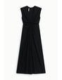 Robe longue drapée sans manches – Imperial Femme