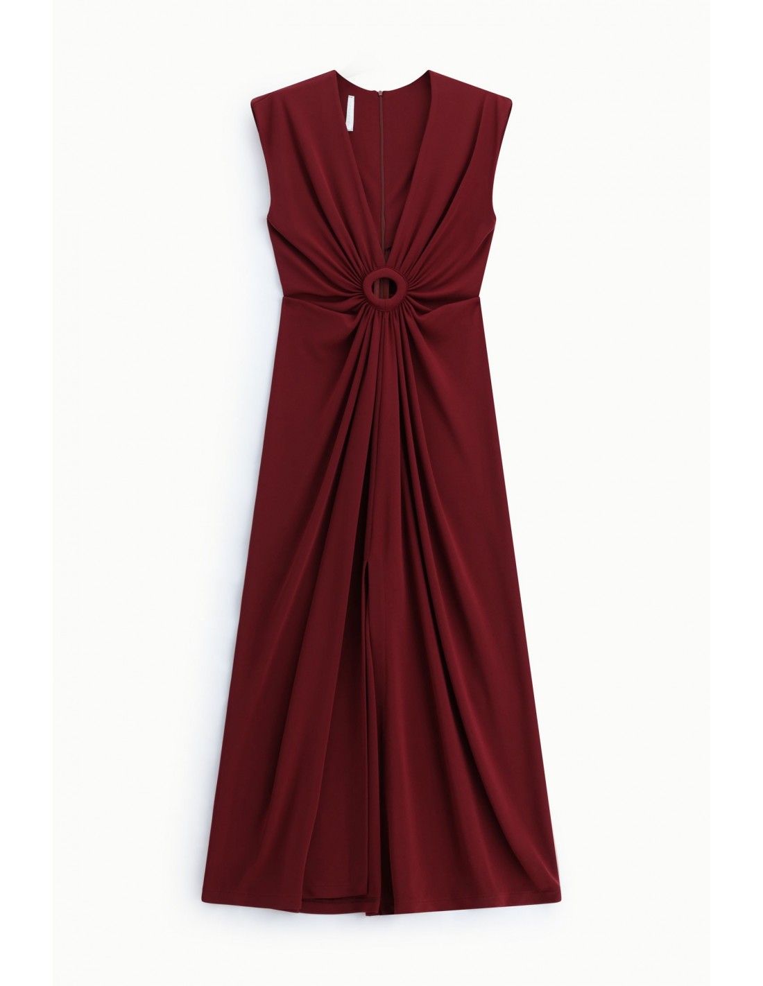 Robe longue drapée sans manches – Imperial Femme