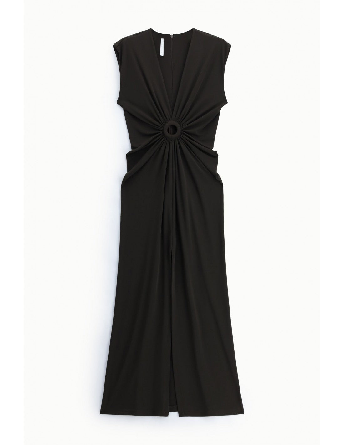 Robe longue drapée sans manches – Imperial Femme