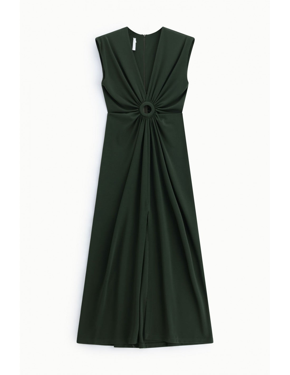 Robe longue drapée sans manches – Imperial Femme