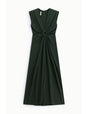 Robe longue drapée sans manches – Imperial Femme