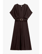 Robe longue manches chauve-souris ceinturée – Imperial Femme