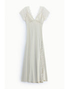Robe longue satin dentelle – Imperial Femme