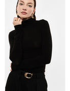 Sous-pull col roulé en laine et lyocell – Imperial Femme