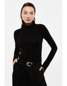 Sous-pull col roulé en laine et lyocell – Imperial Femme