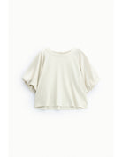 Sweat-shirt droit manches ballon satin – Imperial Femme