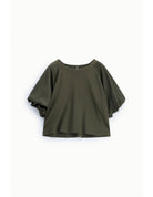 Sweat-shirt droit manches ballon satin – Imperial Femme