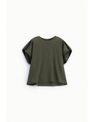 Sweat-shirt sans manches galon satin – Imperial Femme