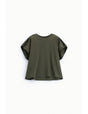Sweat-shirt sans manches galon satin – Imperial Femme
