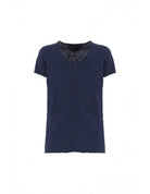 T-shirt col rond décolleté en coton flammé – Imperial Homme