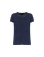 T-shirt col rond décolleté en coton flammé – Imperial Homme