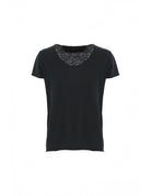 T-shirt col rond décolleté en coton flammé – Imperial Homme