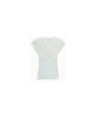Top drapé encolure croisée en modal – Imperial Femme