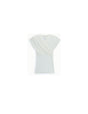 Top drapé encolure croisée en modal – Imperial Femme