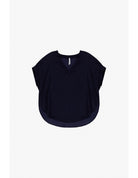 T-shirt oversize crêpe satin – Imperial Femme