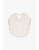 T-shirt oversize crêpe satin – Imperial Femme