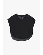 T-shirt oversize crêpe satin – Imperial Femme