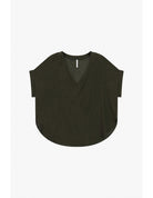 T-shirt oversize crêpe satin – Imperial Femme