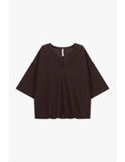 Top ample manches chauve-souris col V – Imperial Femme