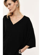 Top ample manches chauve-souris col V – Imperial Femme
