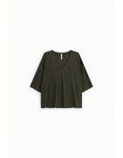Top ample manches chauve-souris col V – Imperial Femme