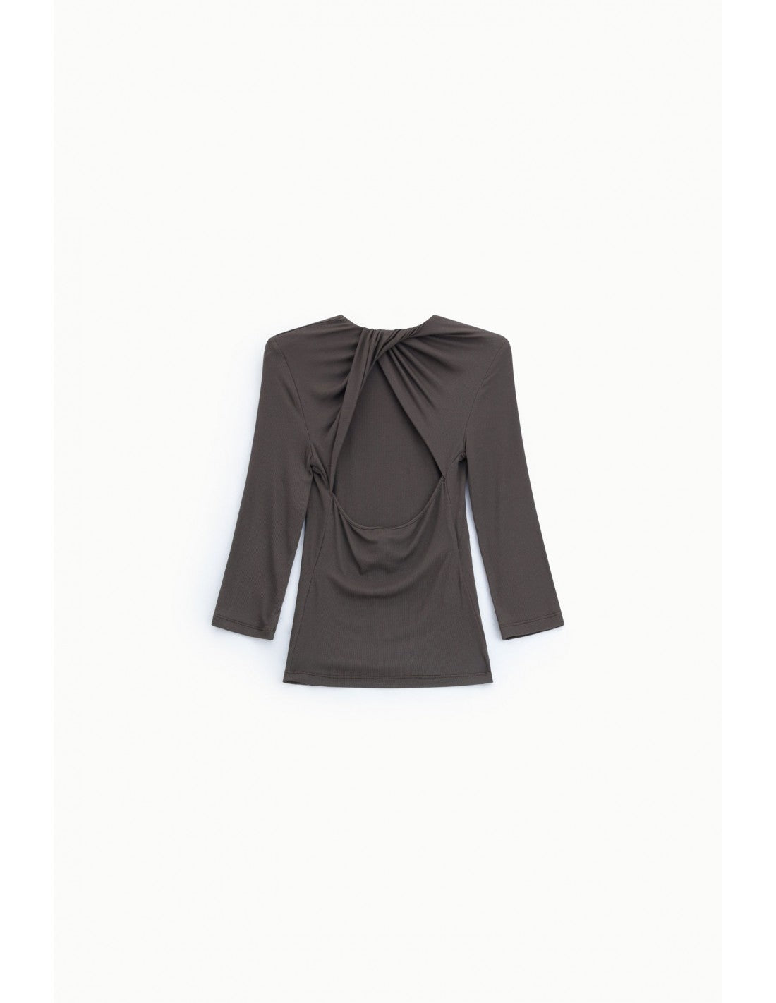 Top manches trois-quarts dos ouvert drapé – Imperial Femme