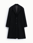 Manteau long oversize en laine mélangée à plat – Imperial Homme