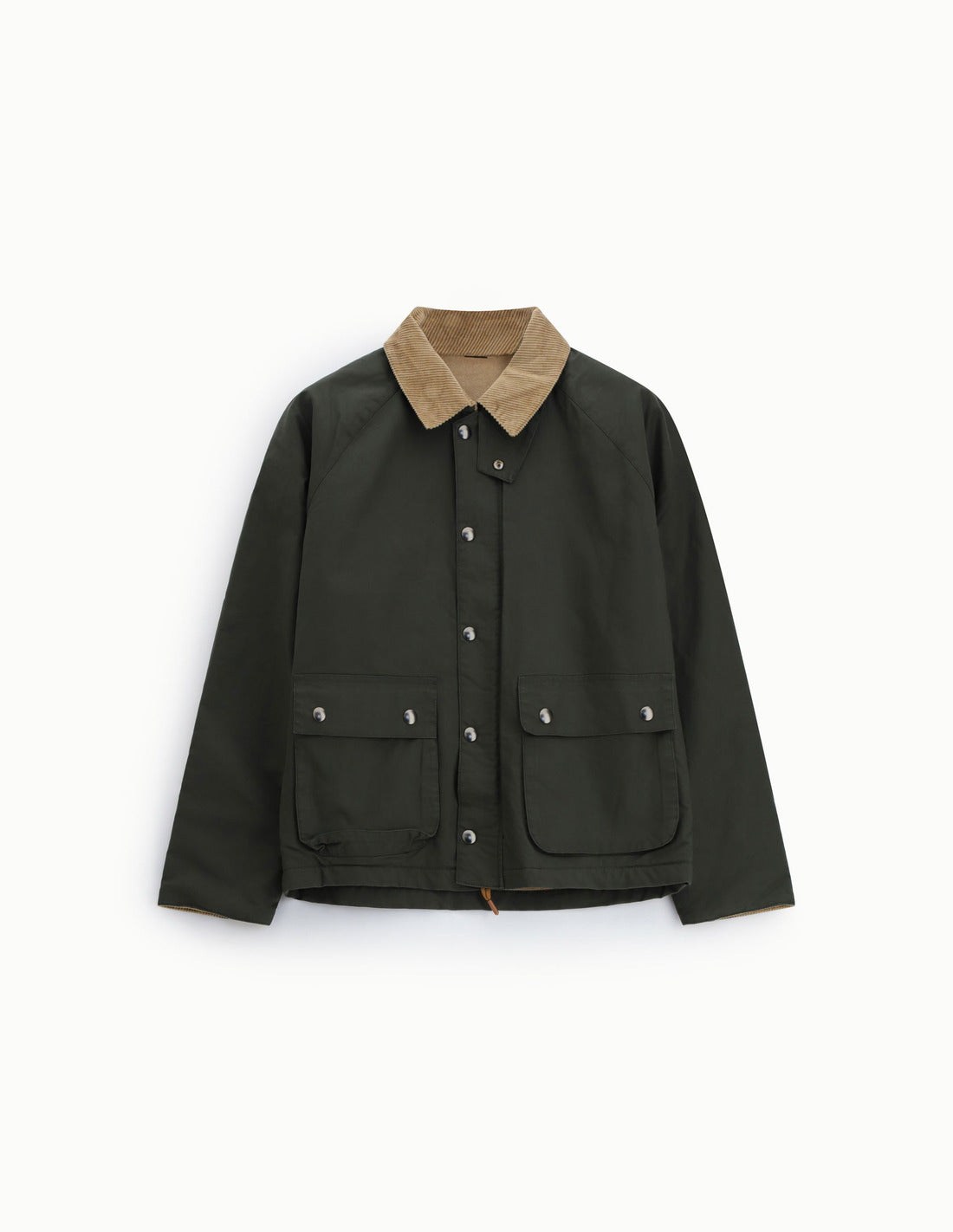 Veste de chasse en coton col velours à plat – vert – Imperial Homme