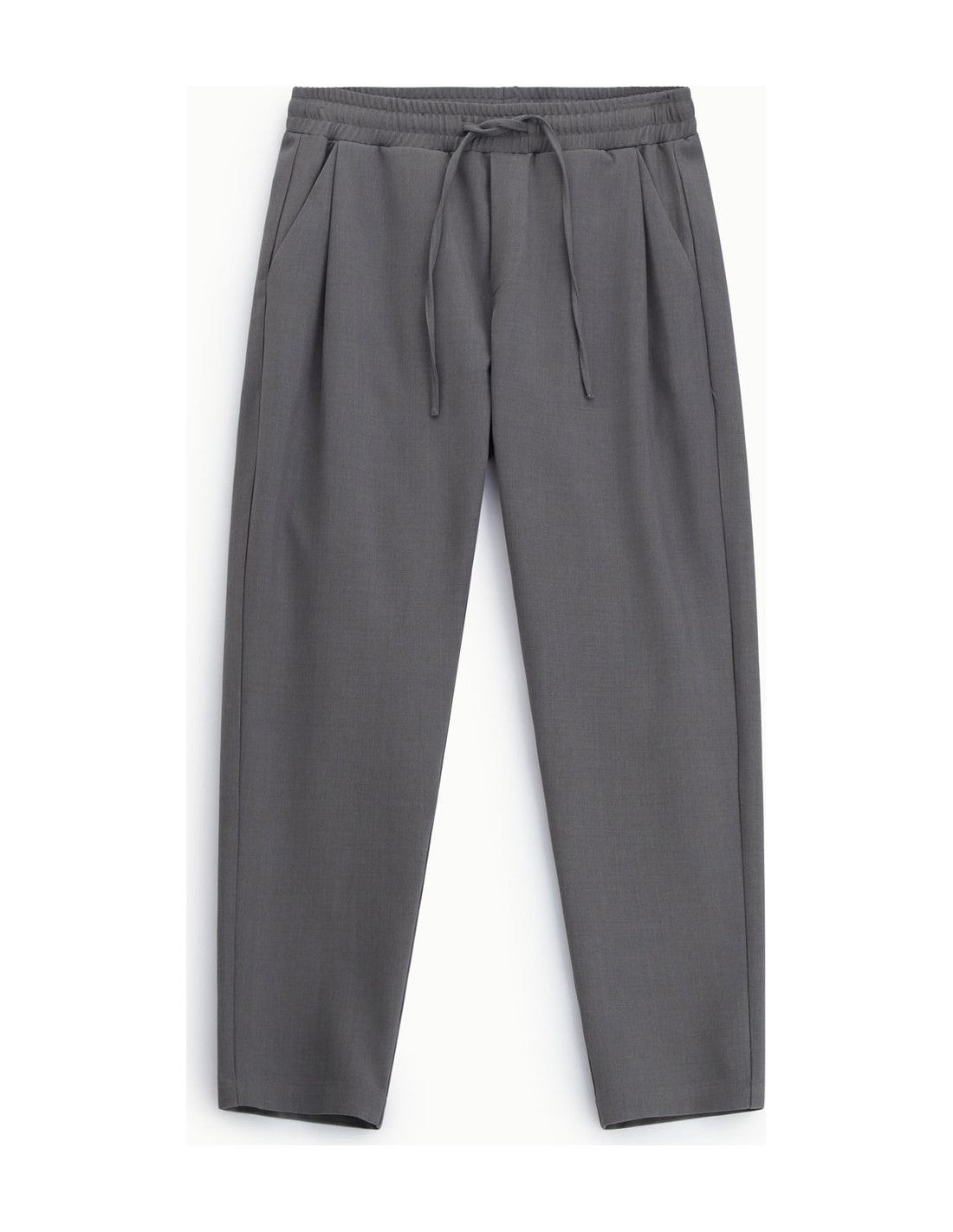 Pantalon stretch, gris anthracite, à plat