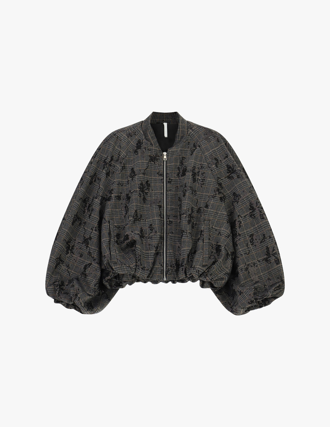 Bomber manches ballon prince-de-galles à plat – Imperial Femme