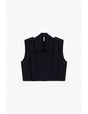 Veste sans manches oversize col montant – Imperial Femme
