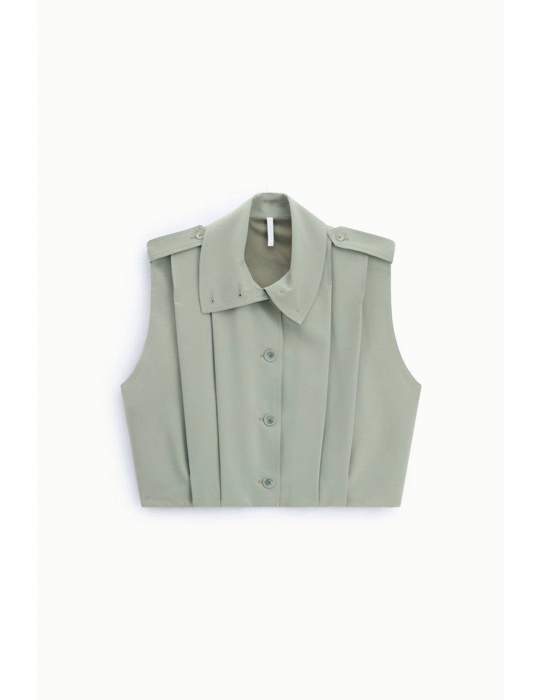 Veste sans manches oversize col montant – Imperial Femme